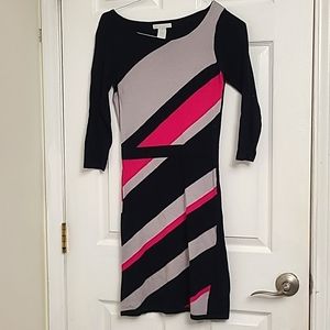 Design History Striped Sweater Dress